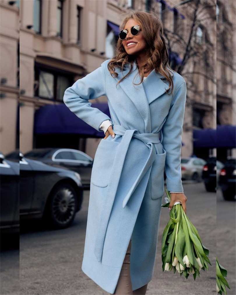 OuterwearJackets blends parkas pockets belted Women's wool coats | Teal Simba