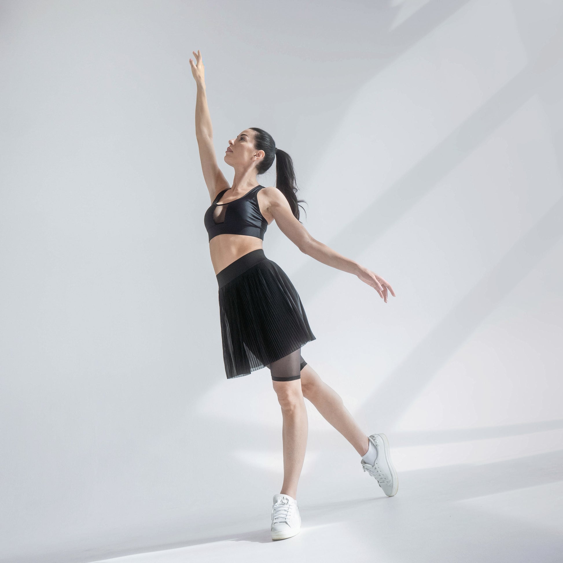 MINI PLESSY MESH SKIRT | Indigo Thalassa