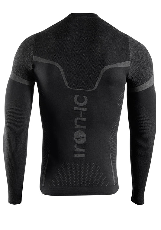 4081434 IRON IC outdoor Man's Long-sleeve Active Sports Wear Black
