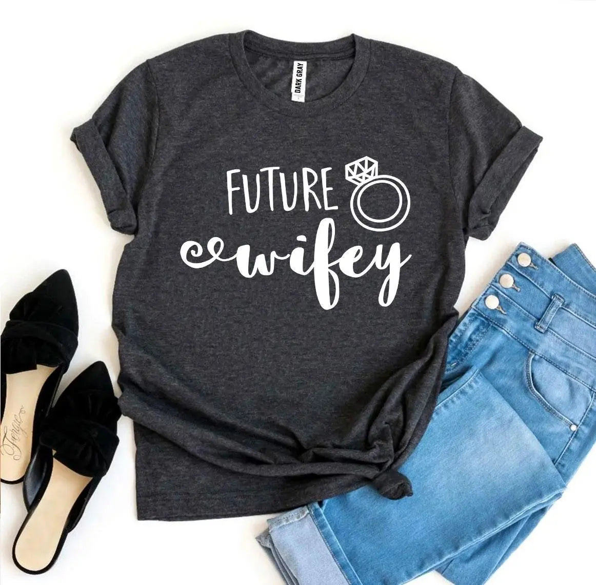 Future Wifey T-Shirt – Cute Engagement Graphic Tee for Brides-to-Be | Agate
