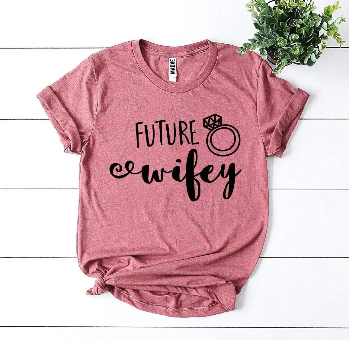 Future Wifey T-Shirt – Cute Engagement Graphic Tee for Brides-to-Be | Agate