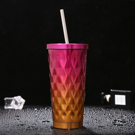 3D Geometric Stainless Tumbler