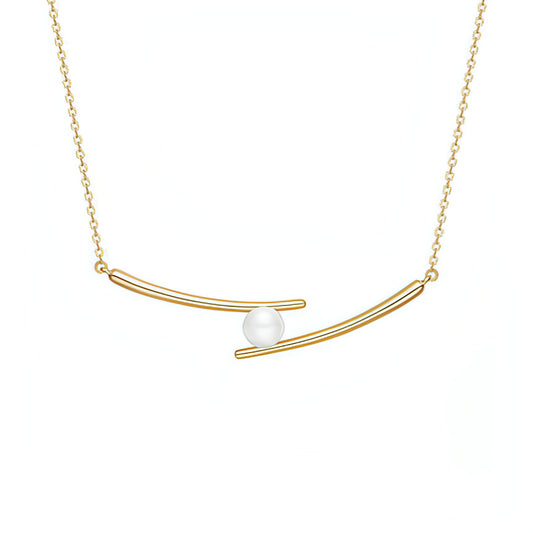 LuxeBaré™ – Chopsticks Clavicle Chain Necklace