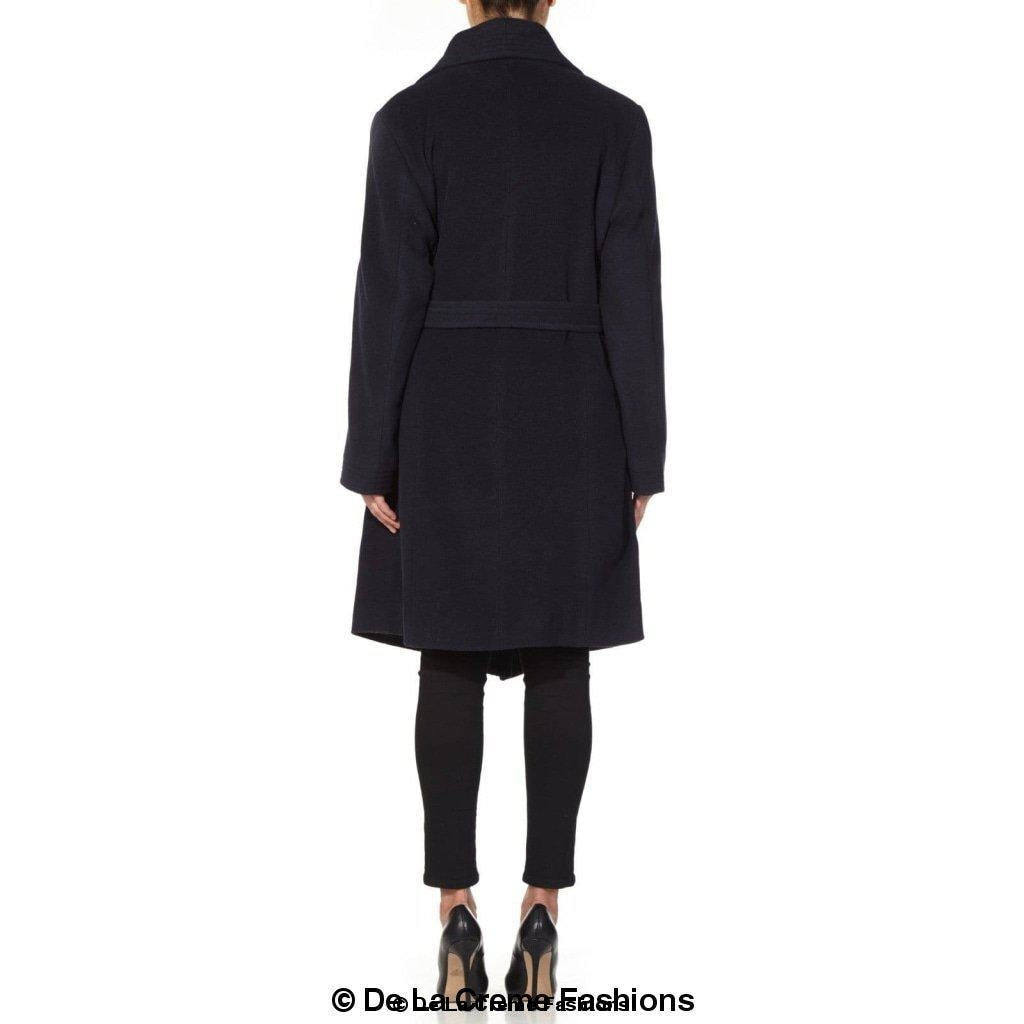 Wool Blend Large Lapel Duster Coat | Rose Eleusis