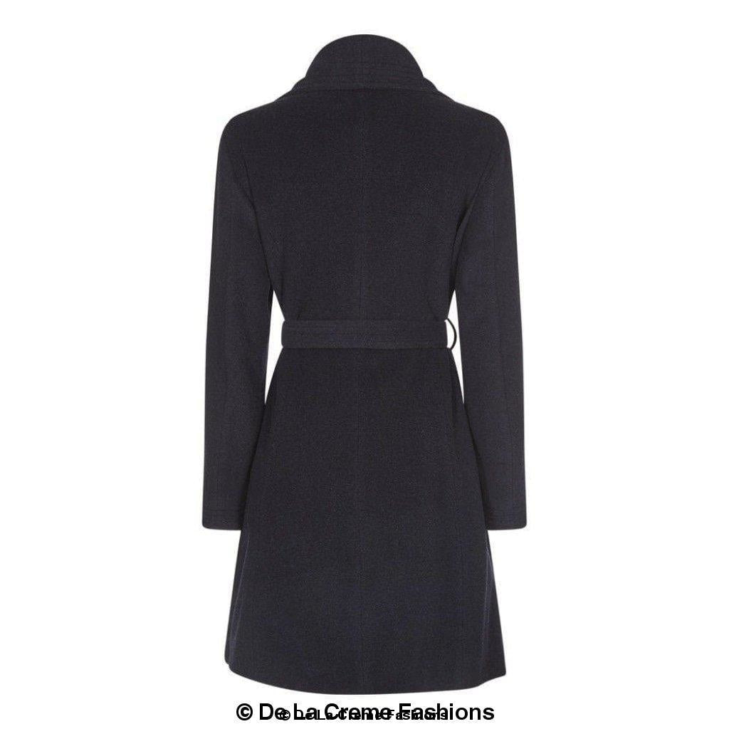 Wool Blend Large Lapel Duster Coat | Rose Eleusis