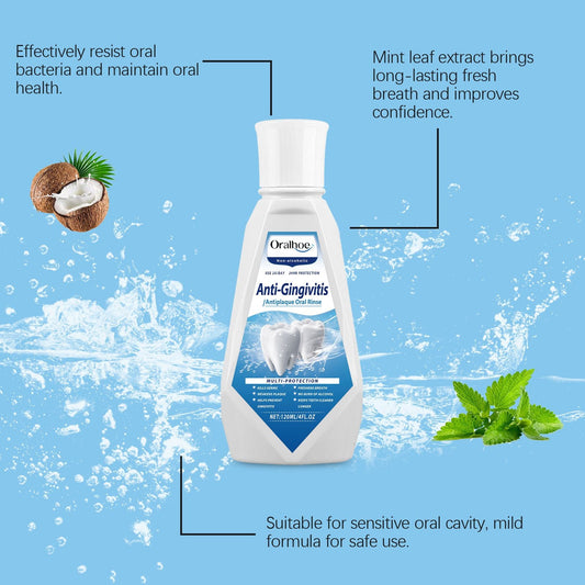 Oralhoe Multi-Protection Mouthwash, Clean And Fresh Mouth Care