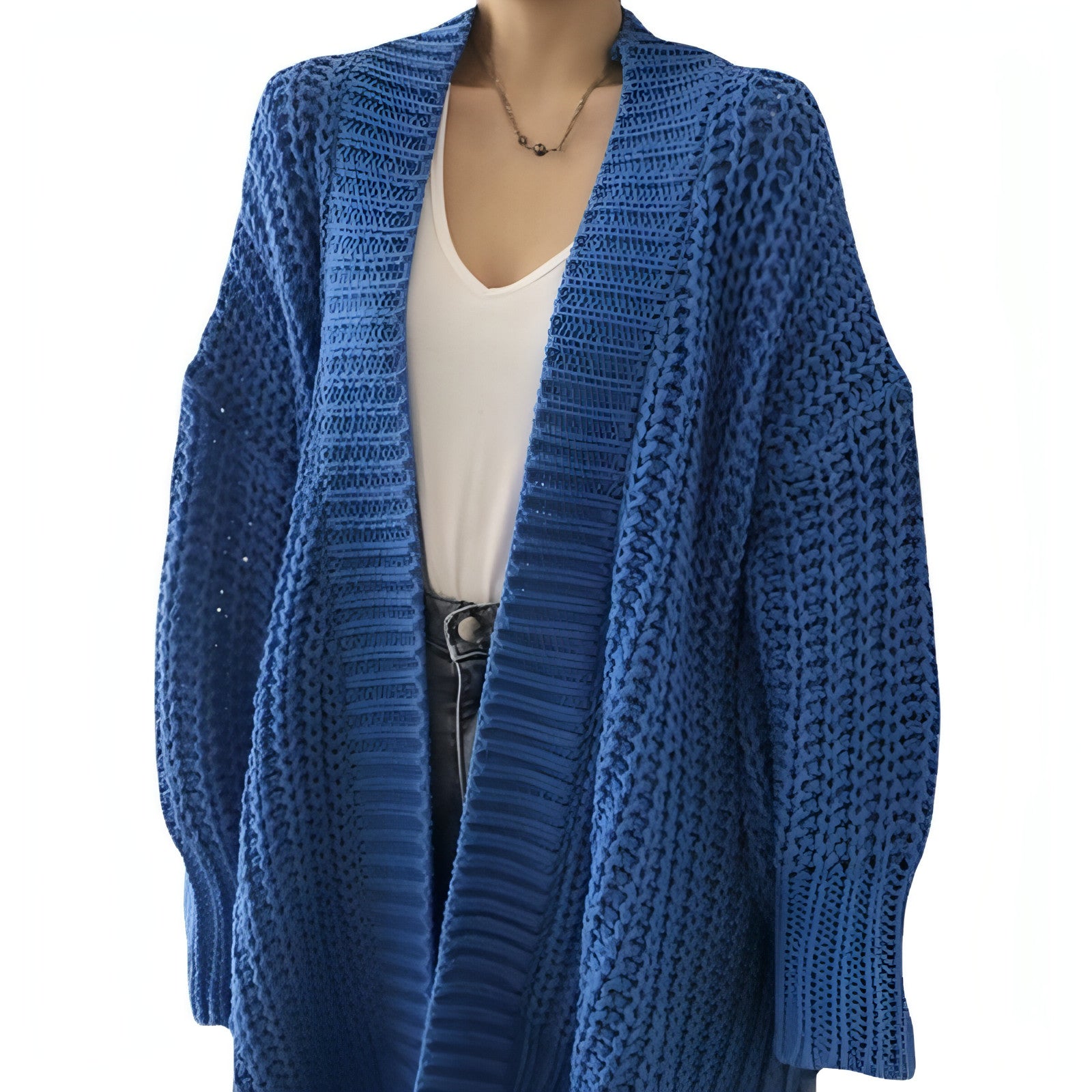 Retro Lazy Coat Loose Mid-length Sweater Jacket Women | Carmine Juneberry