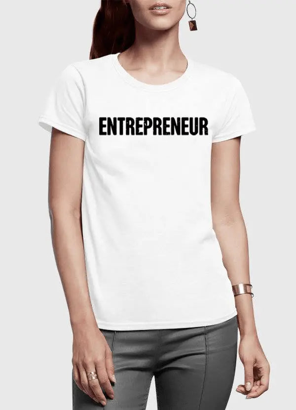 Entrepreneur T-Shirt – Motivational Graphic Tee for Women | Scorpius