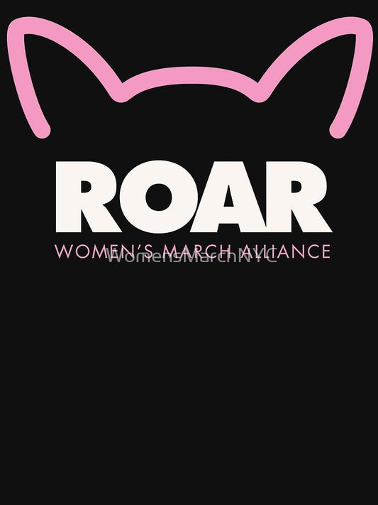 Pink Pussy ROAR Women Hoodie Gray | Custom Full Print & Comfortable