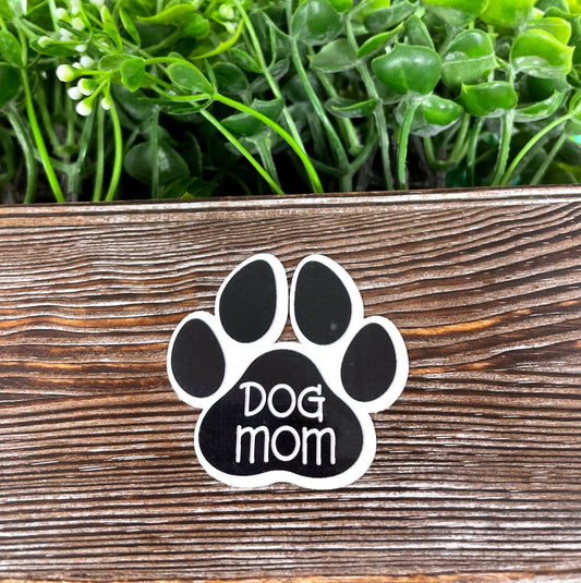 Dog Mom Sticker, Pawprint Heart Sticker |Sticker or Magnet