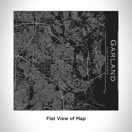 Garland - Texas Map Tumbler in Matte Black