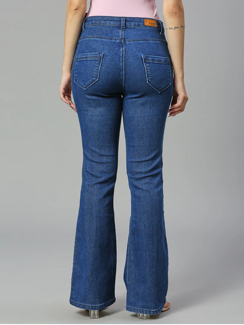 Women High Rise Denim Jeans(Size28)(Colorblue) | Ochre Ourea