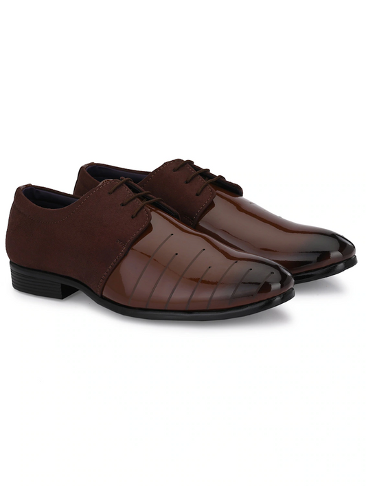 Men Lace-Up Oxford Shoes(Size7)(Colortan)