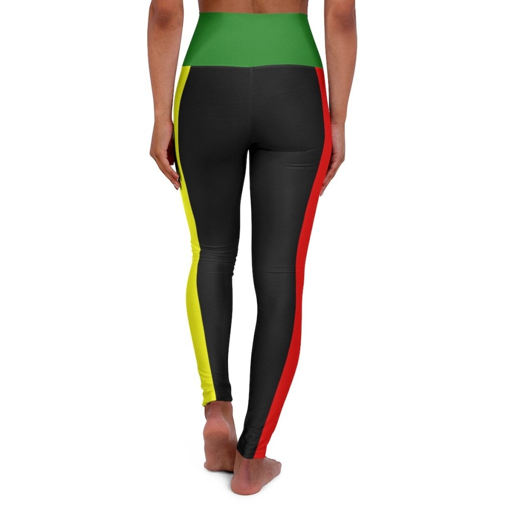 Womens High-waist Fitness Legging Yoga Pants - Black Red Yellow Green | Grey Coco