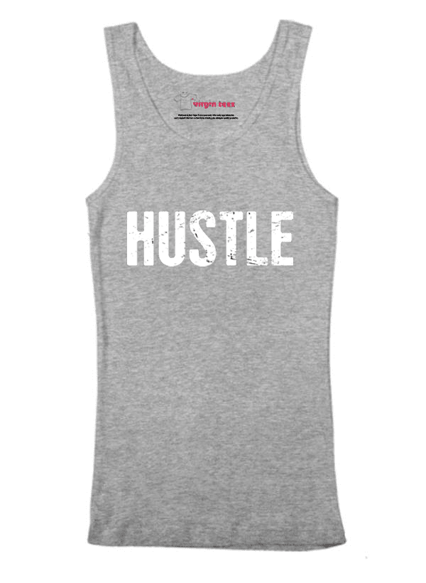 Hustle Tank Top | Super Soft 100% Cotton Graphic Tee | Scorpius