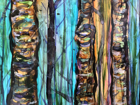 Blue Forest : Greeting Card