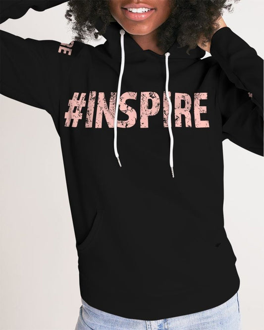 Women’s Hoodie - Pullover Hooded Sweatshirt - Peach Graphic / Inspire | Comfortable & Stylish