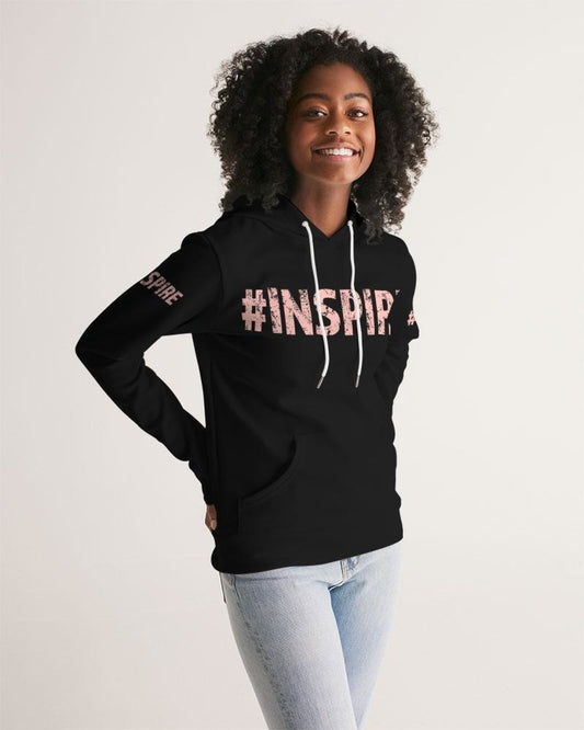 Women’s Hoodie - Pullover Hooded Sweatshirt - Peach Graphic / Inspire | Comfortable & Stylish