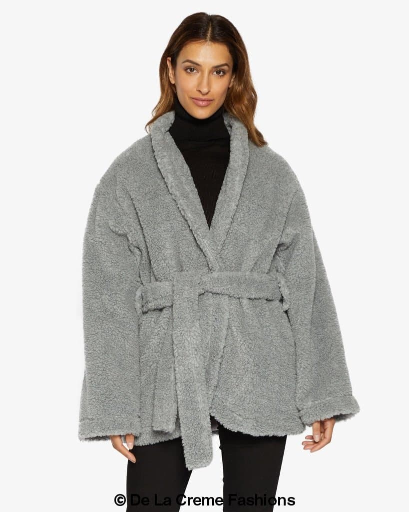 Open Front Belted Teddy Coat (1917) | Rose Eleusis