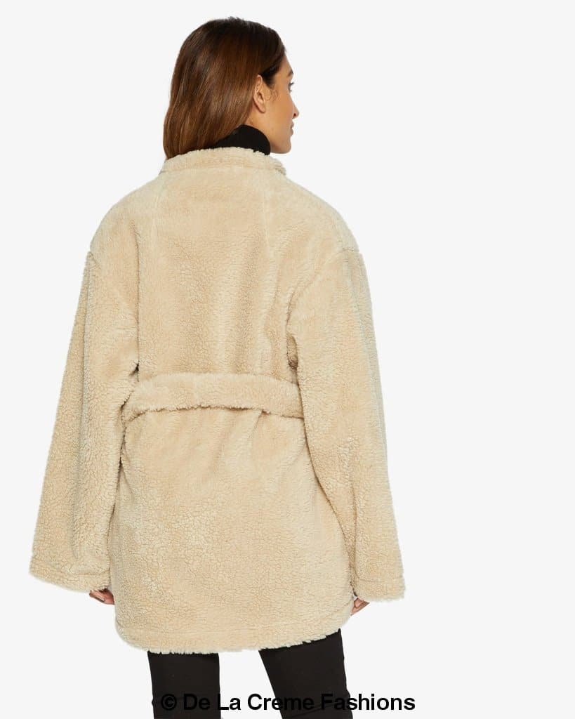 Open Front Belted Teddy Coat (1917) | Rose Eleusis