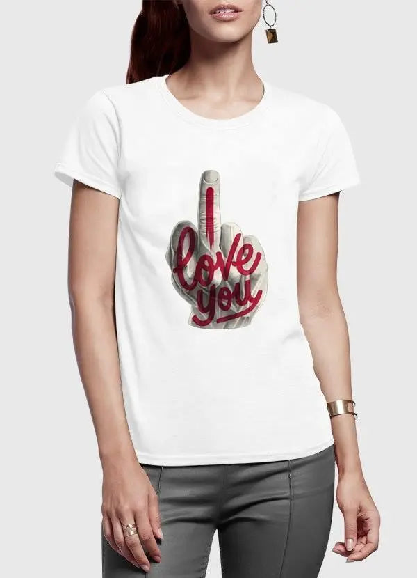 I Love You Women’s Half Sleeve T-Shirt | Scorpius