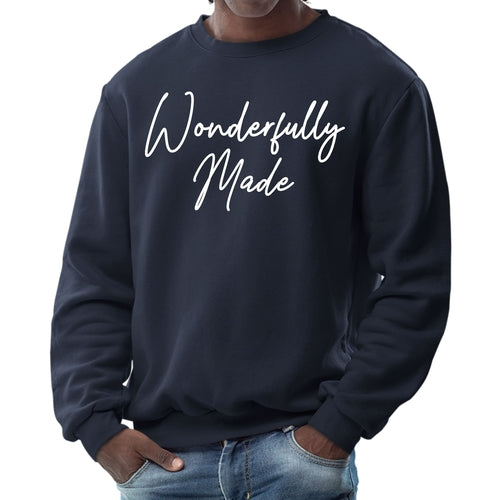 Mens Graphic Sweatshirt - Wonderfully Made