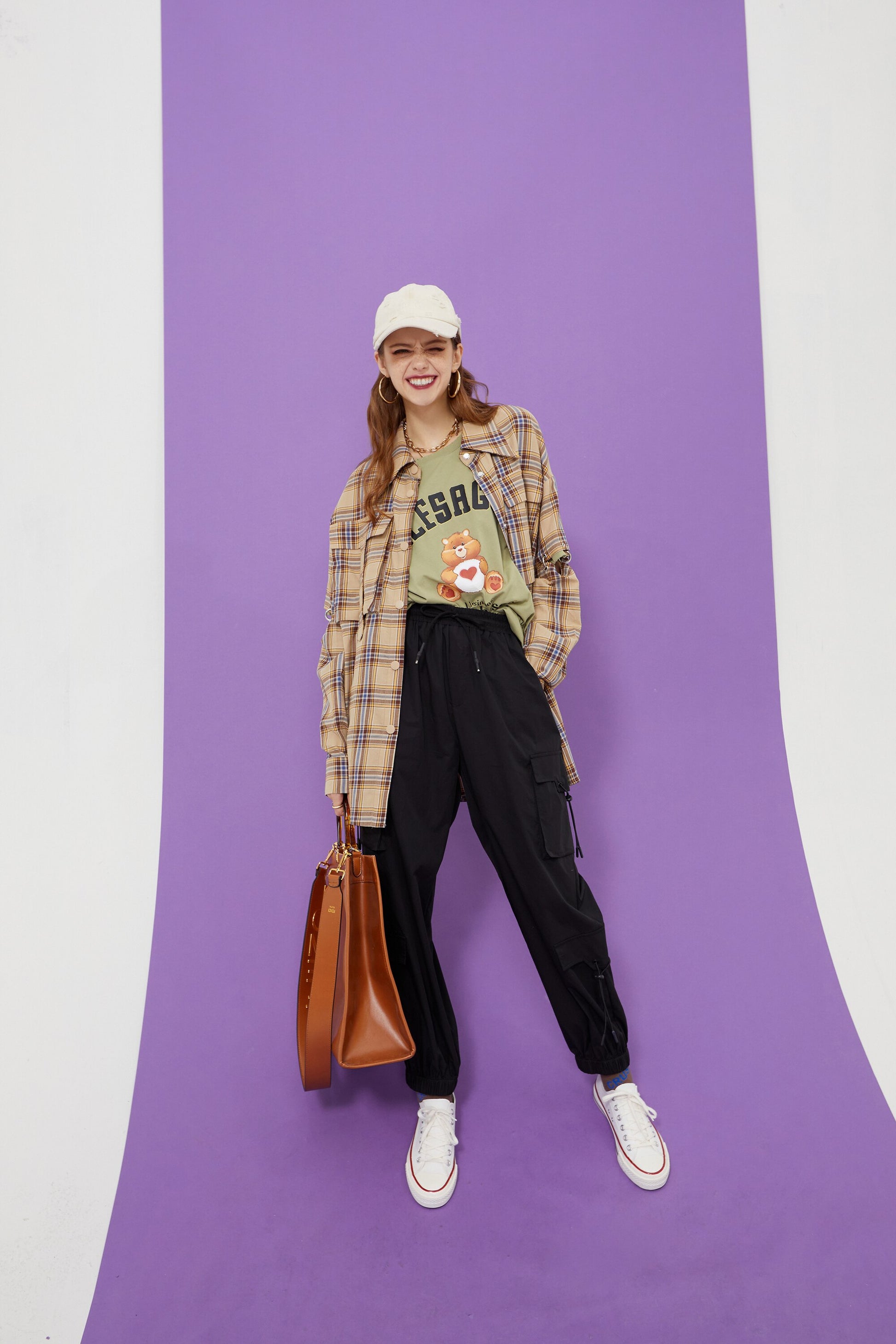 Solid High Waist Straight Casual Women Safari Pants Summer ELF | Yellow Angel