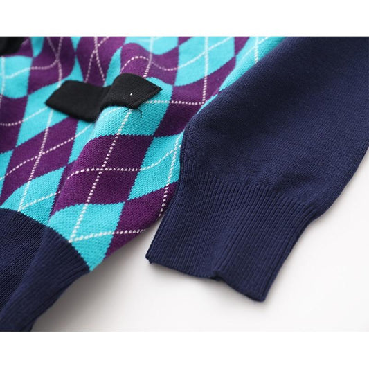 Vintage Stylish Pockets Oversized Plaid Jacket Coat Women Fashion V | Yellow Angel