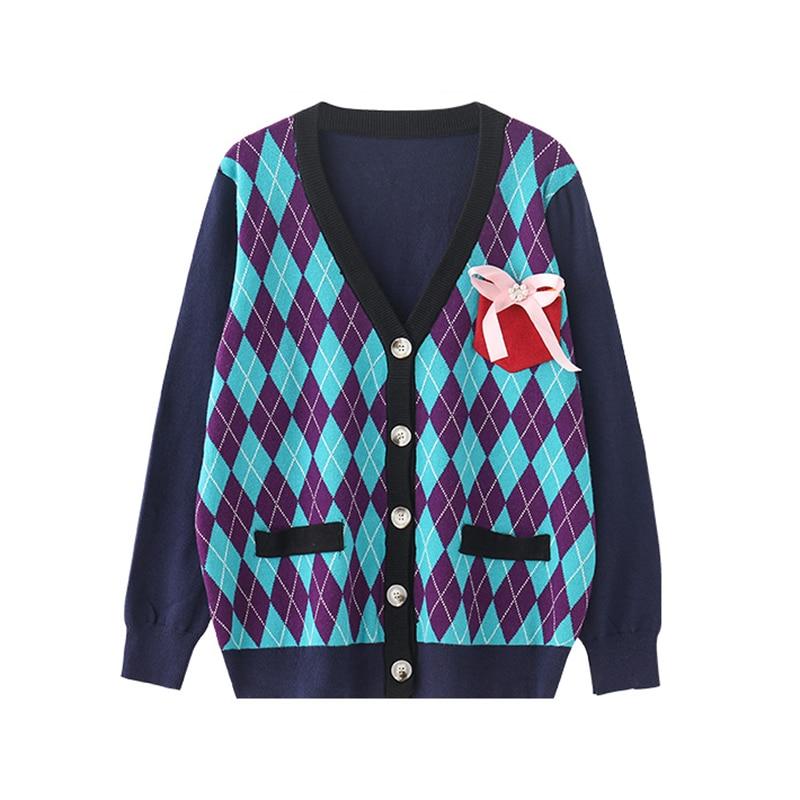 Vintage Stylish Pockets Oversized Plaid Jacket Coat Women Fashion V | Yellow Angel