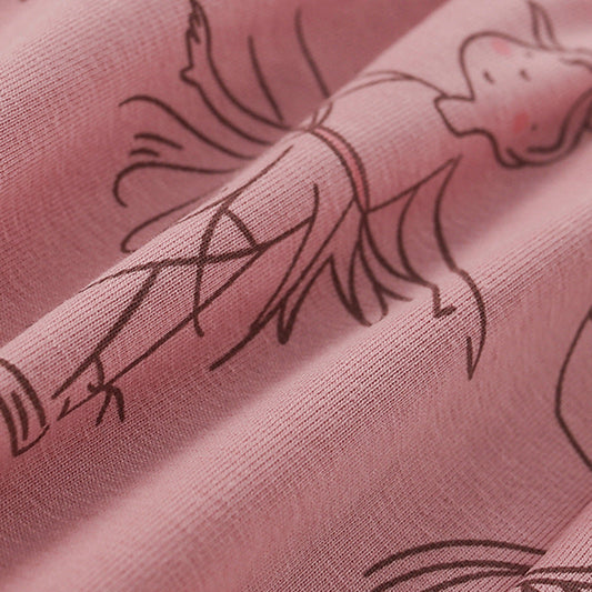 Autumn Arrival Baby Kids Girls Fairy Cartoon Pattern Casual Pants