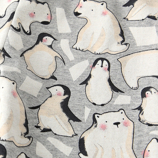 Autumn Arrival Baby Kids Girls Animals Cartoon Pattern Casual Pants