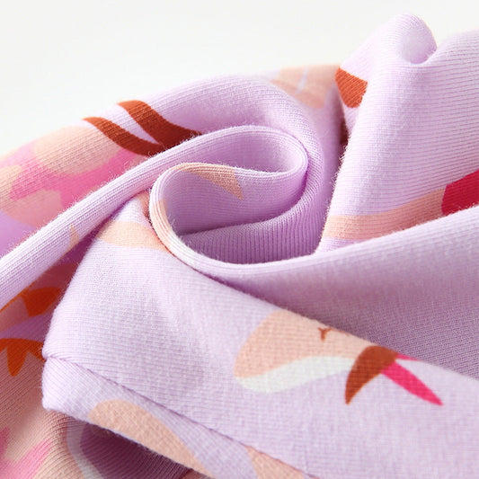 Autumn Arrival Baby Kids Girls Cartoon Pattern Casual Pants