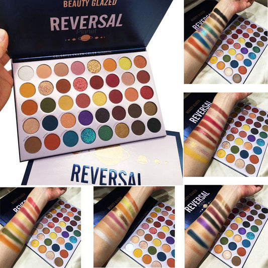 Makeup Eyeshadow Palette Beauty Glazed Reversal Planet 40 Colors Eye