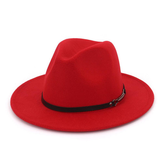 Wide Brim Vintage Trilby Fedoras Style Black Panama Church Hats Men
