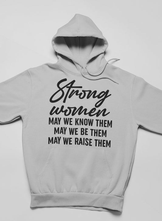 Strong Women Hoodie | Cozy, Stylish & Empowering Cotton/Poly Fleece