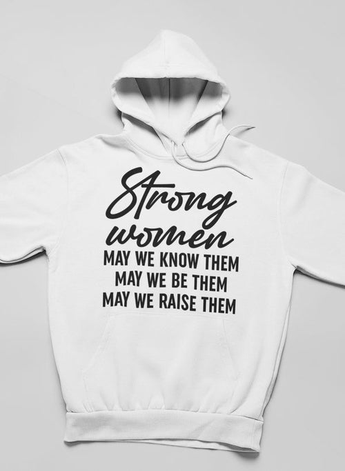 Strong Women Hoodie | Cozy, Stylish & Empowering Cotton/Poly Fleece