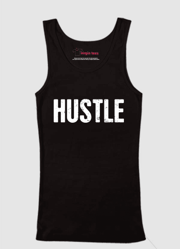 Hustle Tank Top | Super Soft 100% Cotton Graphic Tee | Scorpius
