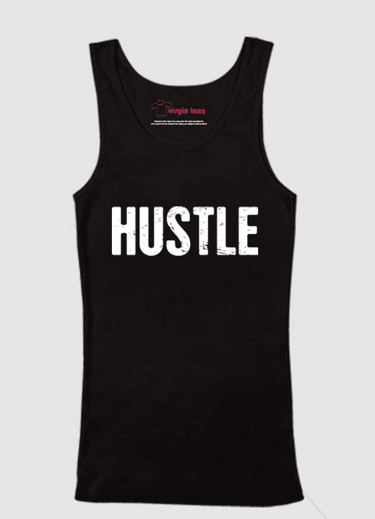 Hustle Tank Top | Super Soft 100% Cotton Graphic Tee | Scorpius