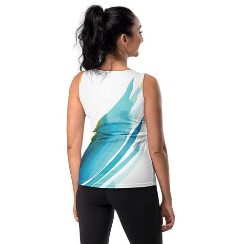 Womens Stretch Fit Tank Top - Strength and Courage Design | Lightweight & Comfortable