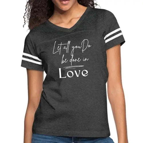 Womens Vintage Sport Graphic T-shirt – Say It Soul, Do What’s Right | Grey Coco
