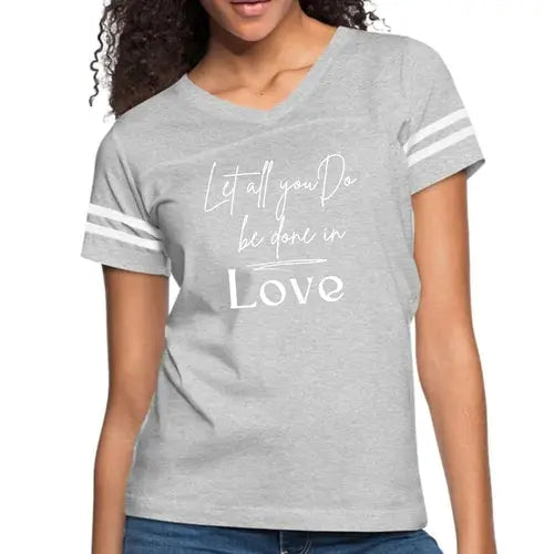 Womens Vintage Sport Graphic T-shirt – Say It Soul, Do What’s Right | Grey Coco
