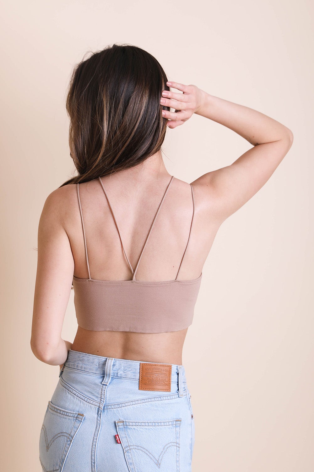 Y-Neck Plunge Crop Top | Sexy & Stretchy Women’s Top | Periwinkle Aether
